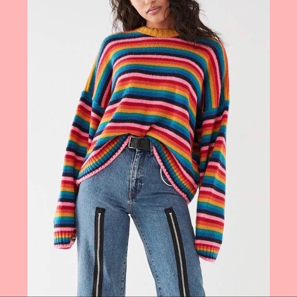 The Ragged Priest Glow Kit Rainbow Sweater